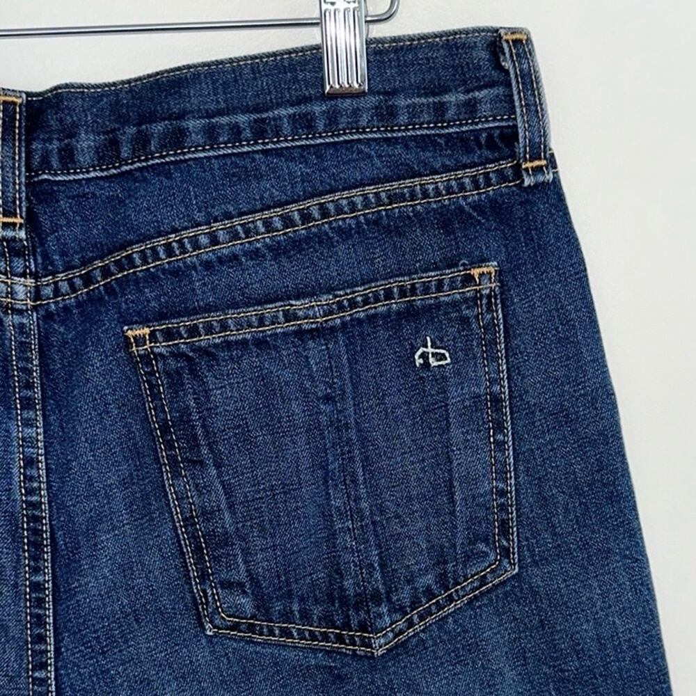 rag & bone High Rise Mila Short in Doheny Wash - Picture 6 of 10